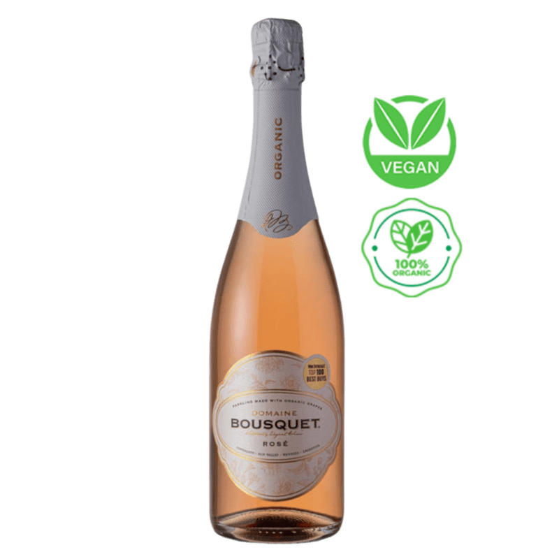 Vinho Espumante Rosé Vegano Orgânico Domaine Bousquet Brut