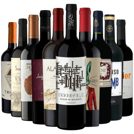 Kit 10 Vinhos Tintos - Sommelier Malbecs