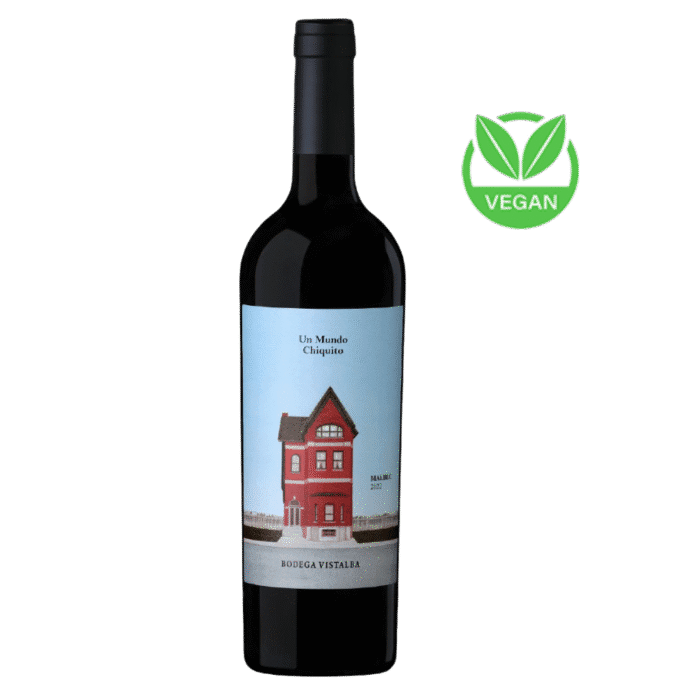 Vinho Tinto Vegano Un Mundo Chiquito Malbec 2022 - Imagem 1