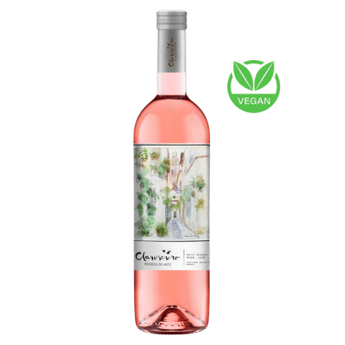 Vinho Rosé Vegano Claroscuro Petit Verdot 2023 - Imagem 1