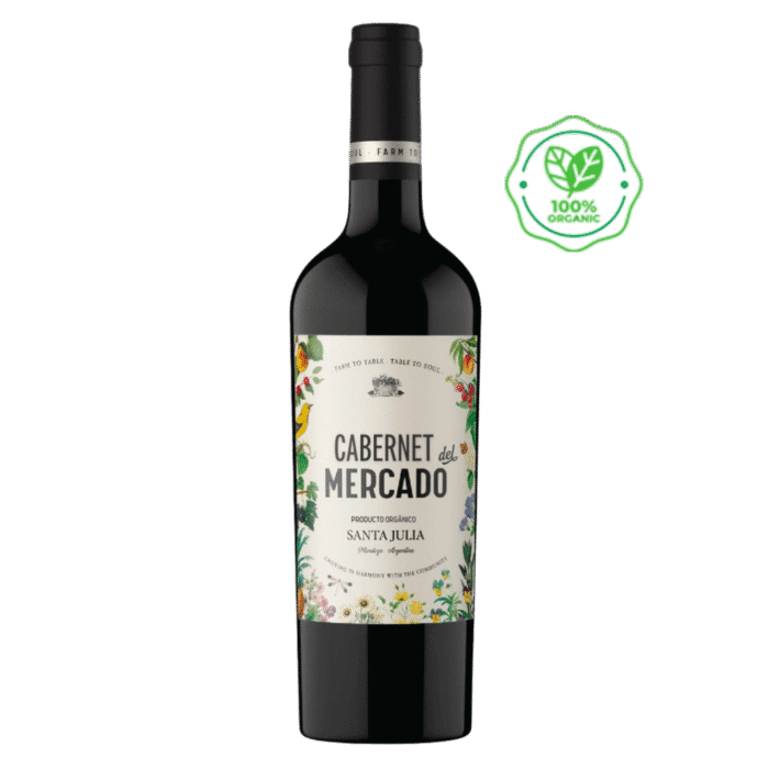 Vinho Tinto Orgânico Del Mercado Cabernet Sauvignon 2022 - Imagem 1