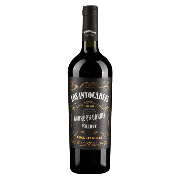 Vinho Tinto Los Intocables Oak Aged Bourbon Barrel Malbec 2021 - Imagem 1
